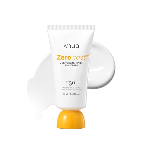 Anua Zero-Cast Moisturizing Finish Sunscreen SPF50+ PA++++