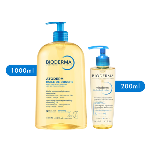 Bioderma Atoderm Huile De Douche: Soothing Lipid-Replenishing Cleansing Oil (Anti-Irritation)