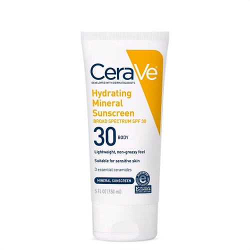 CeraVe Hydrating Mineral Sunscreen SPF 30 Body