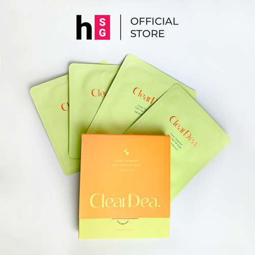 ClearDea Green Tangerine Pore Tok-Tok Mask