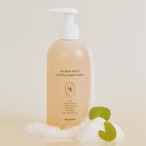 Heveblue Salmon Fruity Centella Body Wash