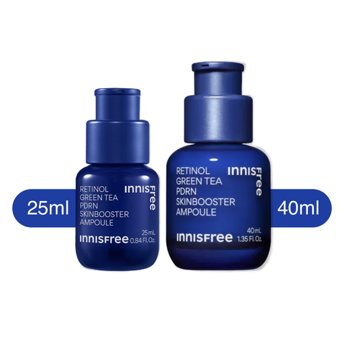 Innisfree Retinol Green Tea PDRN Skin Booster Ampoule