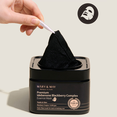 Buy Mary & May Premium Idebenone Blackberry Complex Essence Mask in ...