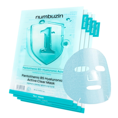 Numbuzin No.1 Pantothenic B5 Hyaluronic Active Clear Mask