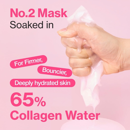 Numbuzin No.2 Rose PDRN Collagen Plumping Sheet Mask