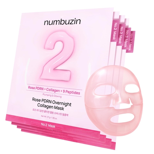 Numbuzin No.2 Rose PDRN Overnight Collagen Mask