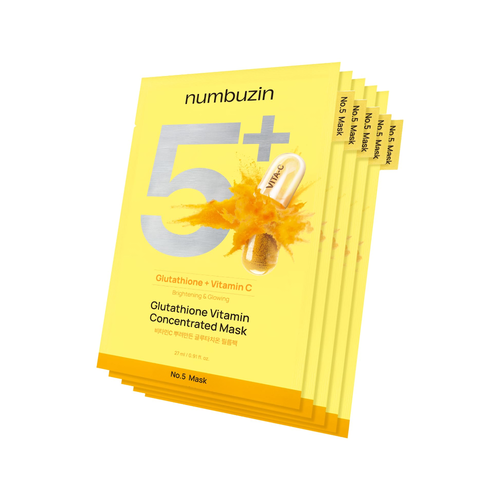 Numbuzin No.5+ Glutathione Vitamin Concentrated Mask