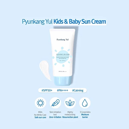 Buy Pyunkang Yul Kids & Baby Sun Cream SPF50+ PA++++ in Singapore HushSG