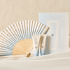 Beauty of Joseon Relief Sun Aqua-Fresh : Rice + B5  LIMITED EDITION: Relief Sun Aqua-Fresh Kit - 2pcs x 50ml, 1pc x water sparkle folding fan